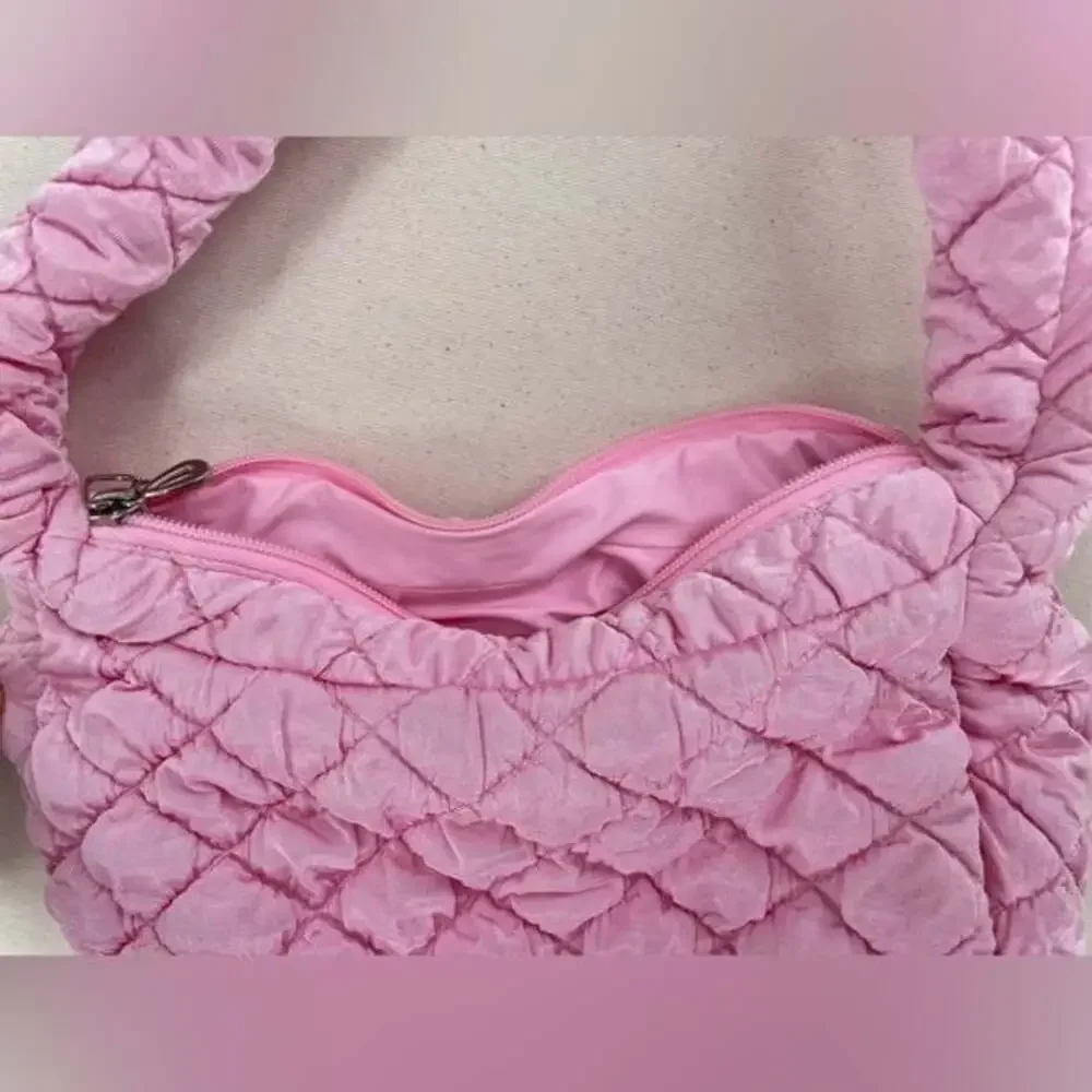 Puff Bag in Baby Pink FRANKIES BIKINIS